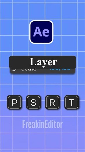After Effects Essential Shortcut Keys pt. 01