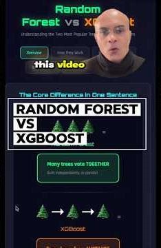 Random Forest vs XGBoost #ai #datascience #machinelearning