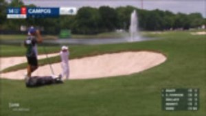 Rafael Campos gets up-and-down from bunker for birdie at THE CJ CUP