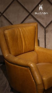 Introducing the modern leather armchair—a masterpiece of style and...
