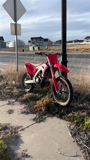 Freshly Greased CRF250R for Optimal Performance