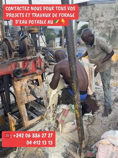 Nous sommes une entreprise spécialisée en forage d’eau et solutions hydrauliques en République du Congo 🇨🇬. 🎯Notre missions, fournir des solutions fiables et durables d’accès à l’eau potable, adaptées aux réalités locales, en garantissant la qualité des ouvrages et la sécurité des populations. #fyp #foryourpage #fypシ゚ #brazzaville🇨🇬 #viral