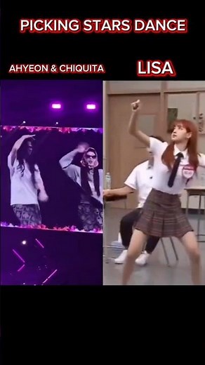 [ BLACKPINK - BABYMONSTER ] 251228 AHYEON & CHIQUITA DOING LISA THE TAXI DANCE & PICKING STARS DANCE