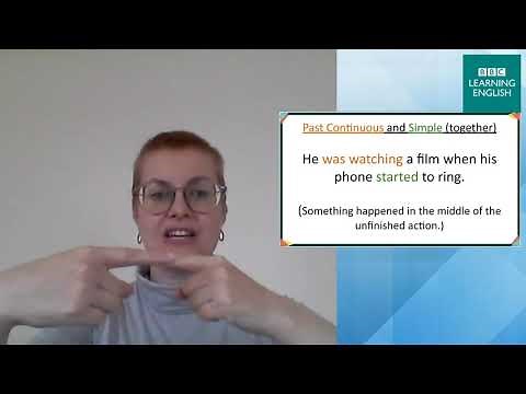 Live English Class: How to use the past simple and past continuous tenses