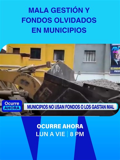 Obras que nunca terminan y dinero que no se ve reflejado en las calles. 🚧📉 ¿Qué está pasando con el presupuesto de tu distrito? 🕘 Lunes a Viernes 8:00 PM 📺 En Ocurre Ahora con Mavila Huertas por ATV y Atv.pe #OcurreAhora #ATV #NoticiasPerú