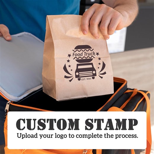 Custom Packaging Stamp, Gift Bag Stamp, Custom Stamp With Logo, Personalized Stamp for Branding Packaging With Your Logo - Etsy Canada