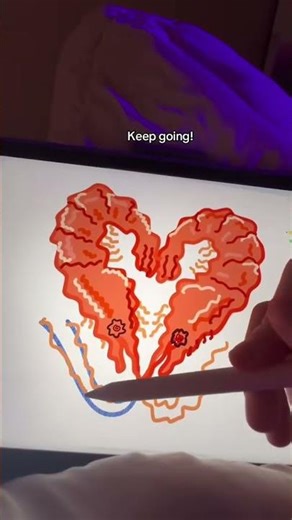 I hypnotized the second player!😵‍💫 #artworkout #digitalartist #art #drawing #viral #artsy