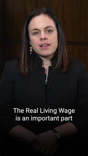 17K views · 409 reactions | Deputy First Minister Kate Forbes welcomed a rise in the #RealLivingWage to £13.45 an hour. There are now over 3,900 Living Wage Employers in Scotland. Watch for more. | The Scottish Government | Facebook