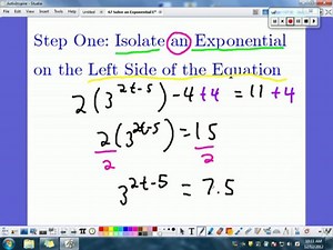 Solve an Exponential Equation With a Calculator