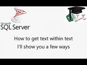 SQL get part of string, extract text within string using RIGHT, LEFT, LEN, SUBSTRING, CHARINDEX