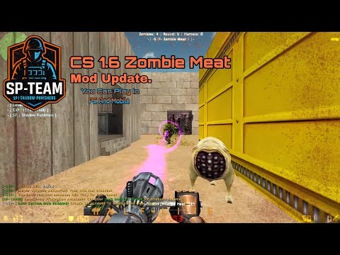 Counter Strike 1.6 Zombie Meat | Mod Update | Free Hook + FastAP | Gameplay