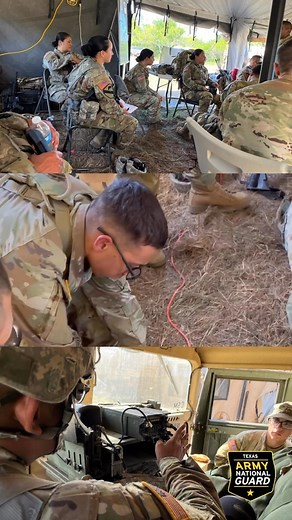 HHC 949th BSB soldiers are being taught how to operate the Single Channel Ground and Airborne Radio System (SINCGARD) by SSG Canos and SPC Ewing during field training at Fort Wolters. . #25U #sincgars #training #texasarmynationalguard #goguard #stateguard #texasmilitarydepartment #armylife | Texas Army National Guard Recruiting