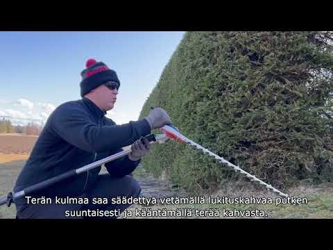 Pensasleikkurin käyttö