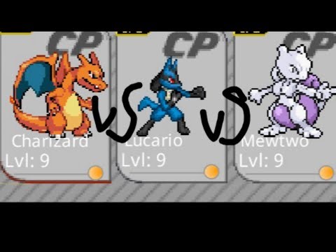 🦎🔥Charmander fez Charizard vs Lucario vs mewtwo