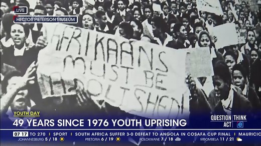 The Hector Pieterson Memorial and Museum stand as powerful reminders of the 1976 student uprisings. At the heart of that story are the tour guides who bring history to life. eNCA's Masego Rahlaga is there with a guide, taking us through the images from the uprising. #DStv403 #youthday2025 | eNCAnews