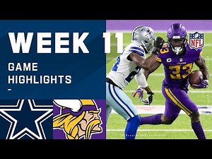 Cowboys vs. Vikings Week 11 Highlights | NFL 2020