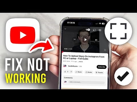 How To Fix YouTube Full Screen Not Working - Full Guide