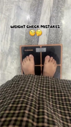 I bet you are making mistake 📈😱 || Weighing Scale Mistake || #trending #weightloss #weighing #shorts
