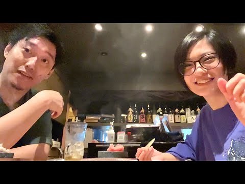 I had a drink alone with Futon-chan!