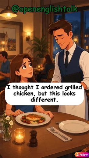 Ordering the Wrong Food at a French Restaurant 🍽️🇫🇷 | Easy English Conversation for Beginners#unitedstates #fyp #learnenglish #usa #english