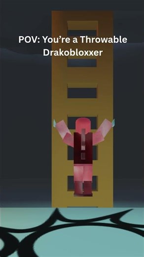 Day In The Life Of A Throwable Drakobloxxer #roblox #drakobloxxergame
