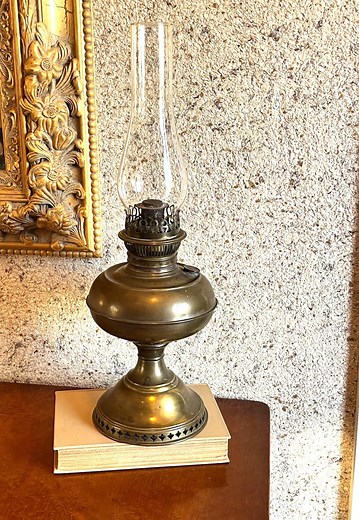Antique Rayo Center Draft Oil Lamp – Brass & Glass – Colonial Revival Early American Lighting – Patented 1905 Collectible Decor - Etsy