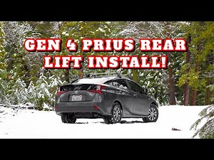 2016-2021 Prius Offroad Rear Lift Kit Installation