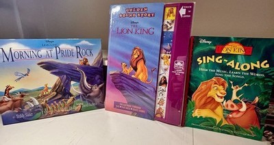 Disney Lion King Book Lot Sound Book Sealed Golden Sound Story   Sing Along | eBay
