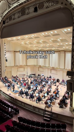 Tchaik said trash the bows. we got some pluckin to do 👌 Hear his 4th symphony this Sat & Sun @ Powell Hall 🎟️