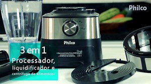 4K views · 91 reactions | Quer deixar o seu dia a dia mais pratico e saboroso? O Multiprocessador Master Kitchen conta com mais de 30 funções! Você poderá usa-lo como processador, liquidificador e centrifugas de frutas. Preparar sucos, vitaminas, sopa, molhos, queijos e diversas outras receitas ficará super fácil! | Philco Brasil | Facebook