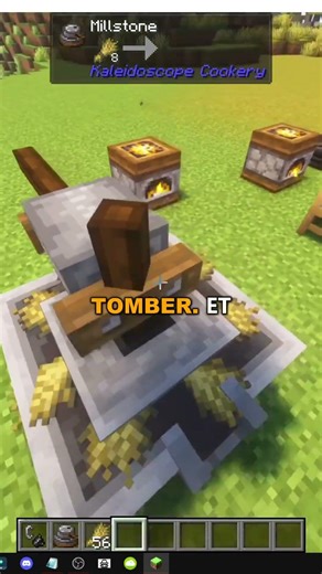 Comment fonctionne le moulin à pierre dans Minecraft ? Cuisine Kaléidoscope