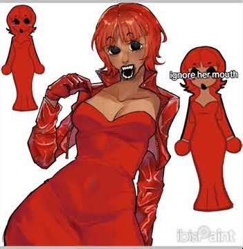 Speedpaint human form not so imaginary friend from pressure roblox #shorts #art #speedpaint