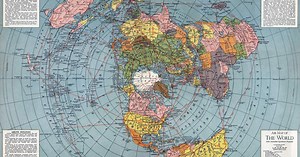 Flight Map on Flat Earth