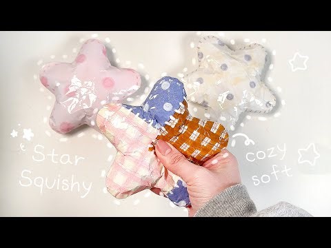 ⭐ How to make Cozy Star Squishy l ASMR l Free printable ⭐