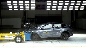 Watch what happens when new Tesla Model Y gets in crash test on camera
