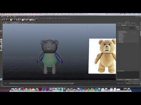 Modelling Teddy In Maya 2015