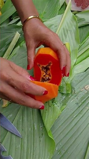 pepaya california #makanbuah #buahbuahansegar