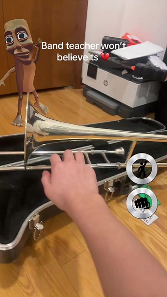 lil tung tung 💔 #trombone #band #marchingband | marching band