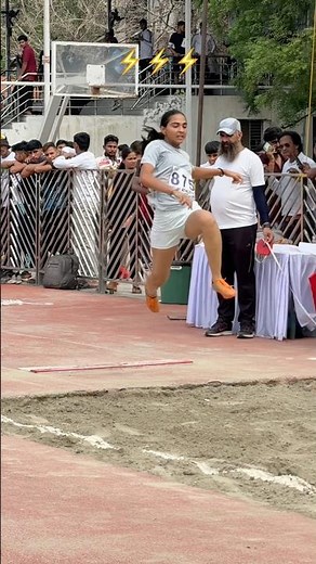 Beautiful women’s long jump #shorts #tranding #viral #athletics #girls