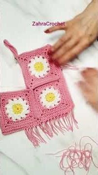 Add Fringe to Crochet Top ✨🧶 | Easy Tutorial #Shorts #crochet