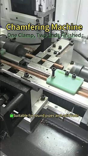 Automatic Dual-Head Chamfering Machine is specially designed for fast and accurate chamfering