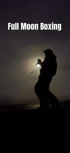 Full Moon Boxing skills 🥊 RAW ￼ 🌕 #motivation #boxfreq369￼ #mindset