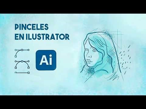 Cómo crear PINCELES para MEJORAR tu ilustración | ADOBE ILUSTRATOR