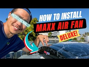 HOW TO INSTALL MAXXAIR FAN DELUXE!