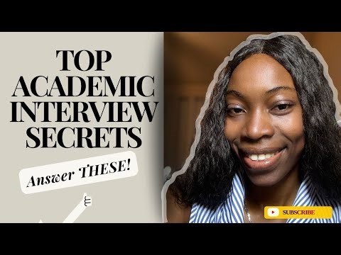 8 Academic Interview Questions That Decide Your MA/ MSc/ PhD Acceptance (And How to Answer Them!)