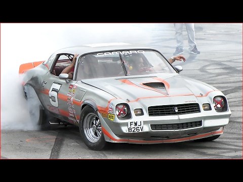 Best Burnout car .. Old school V8 BURNOUTS, Drifts And LOUD SOUNDS!