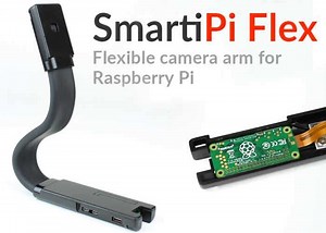 SmartiPi Flex - Flexible Raspberry Pi Camera Module Mount (video)