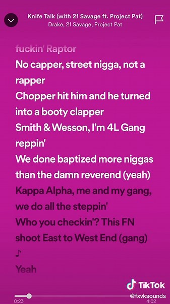 Knife Talk Song Breakdown ft. Drake, 21 Savage, Project Pat