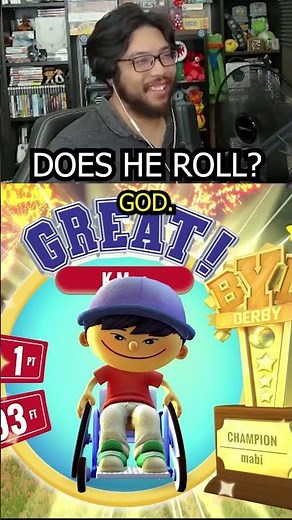 Does Kenny get to run or roll when hit by the ball?