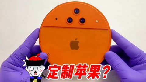 我定制的“苹果手机”，形状个性独特，你喜欢吗？